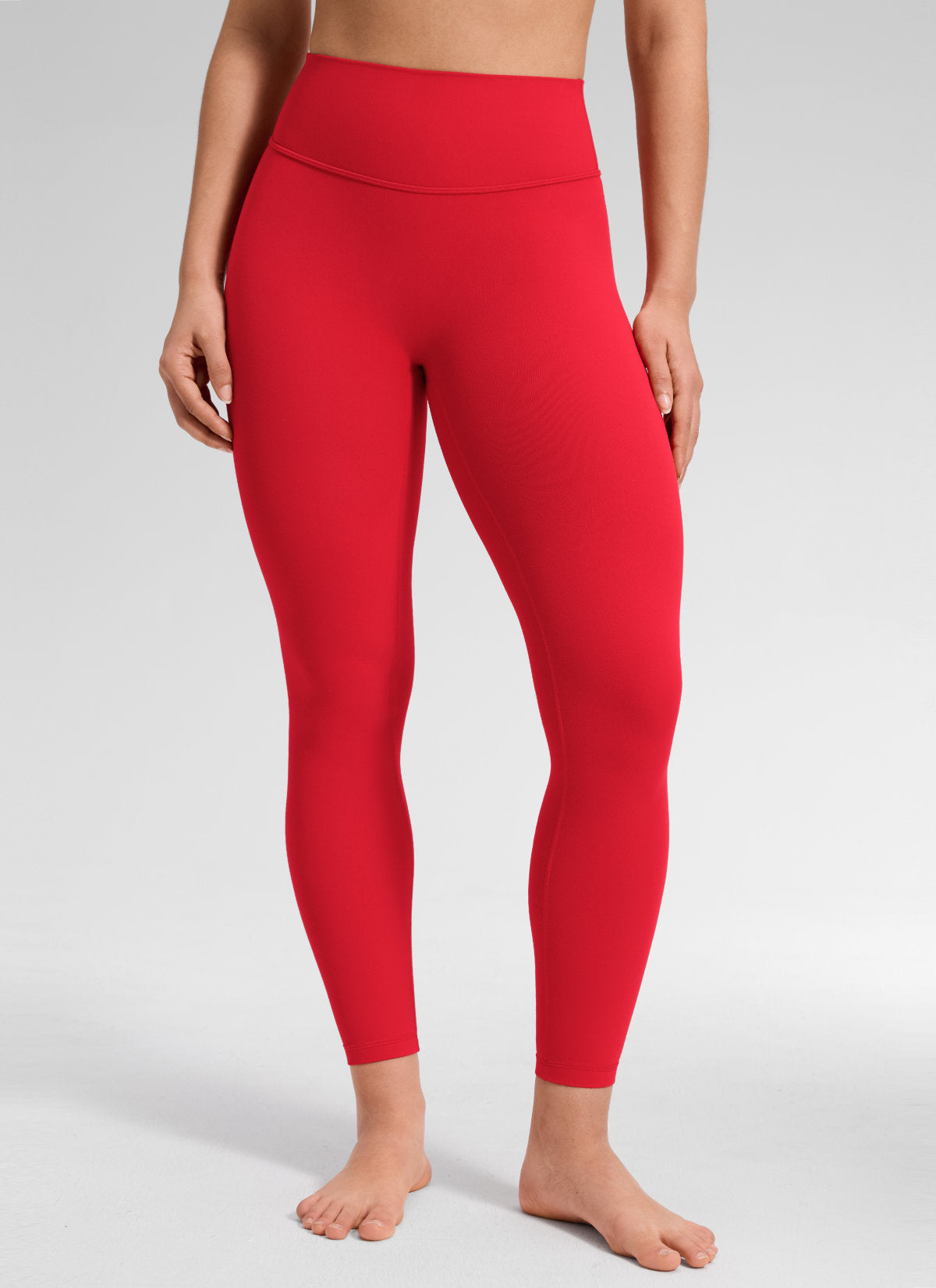 CRZ YOGA Softretch Secretsculpt™ Minor High Rise Front Seam Legging Aurora Red