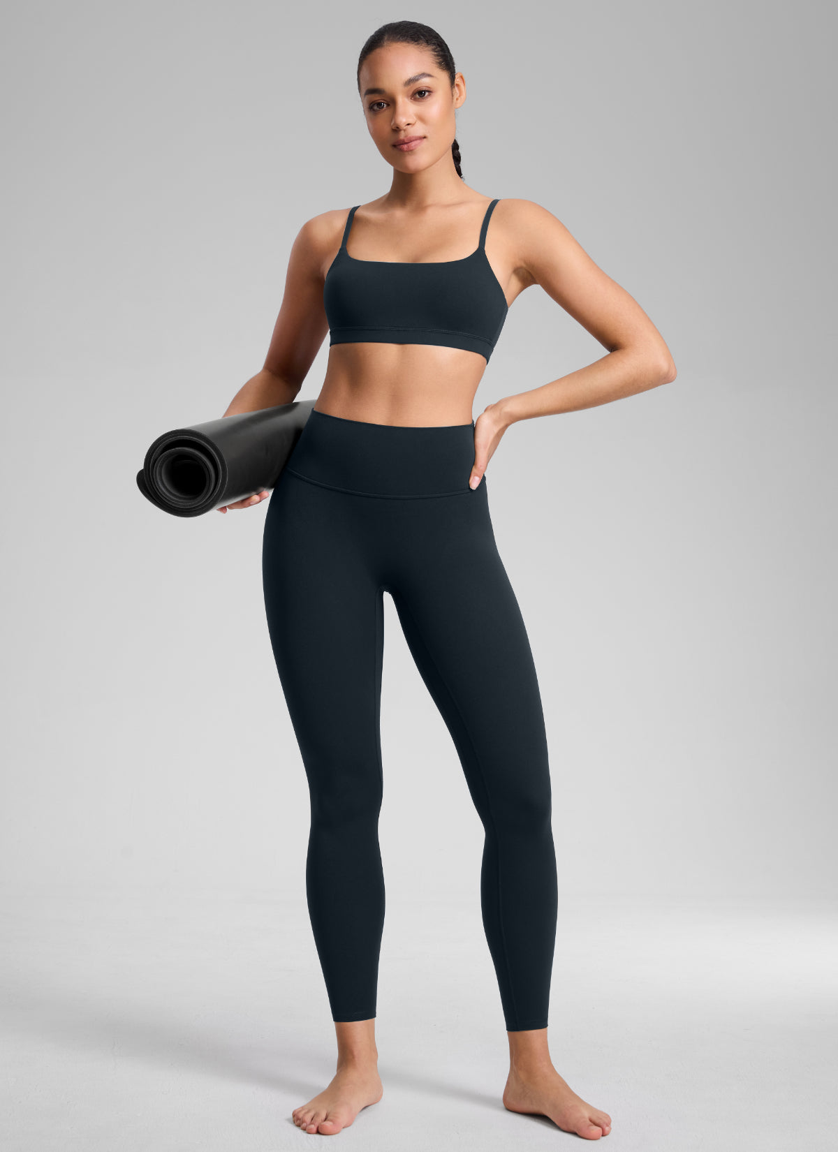 CRZ YOGA Women's SculptAir Yoga High Rise No Front Seam Legging 25