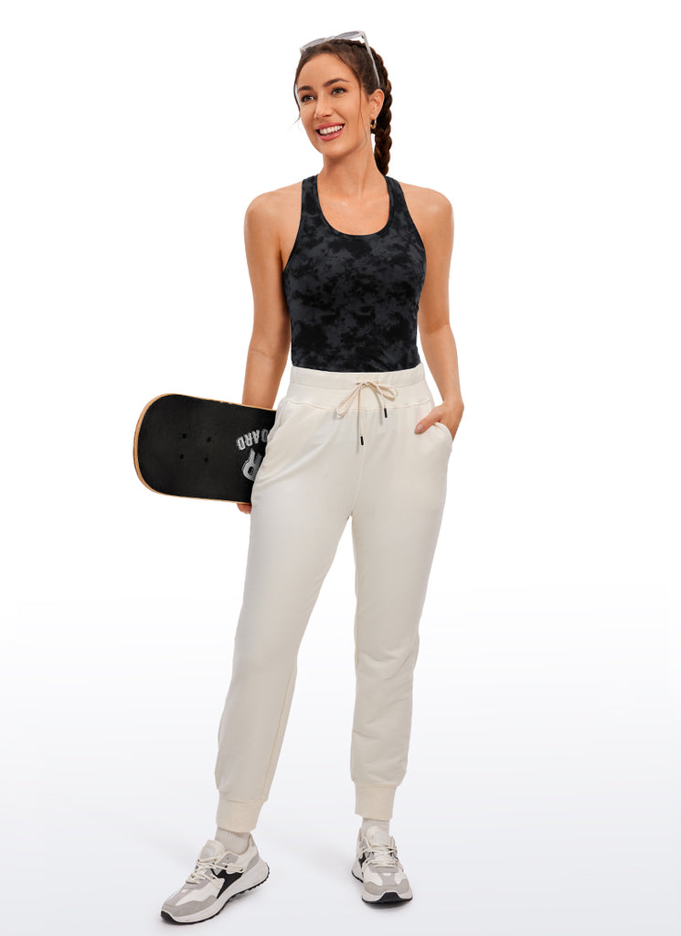 CRZ YOGA Women's Yoga Slim Fit Tops Butterluxe Tank Racerback Deep Purple