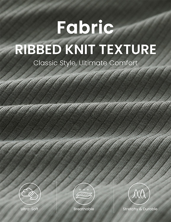 Ribbed High Rise Sweat Short 3''