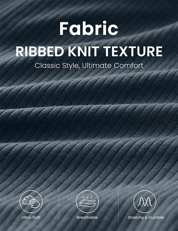 Ribbed High Rise Sweat Short 3''