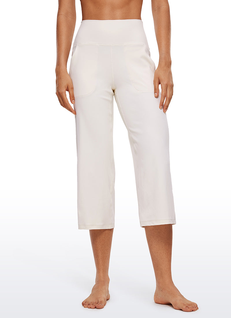 Butterluxe High Waist Wide Leg Pants with Pockets 23''