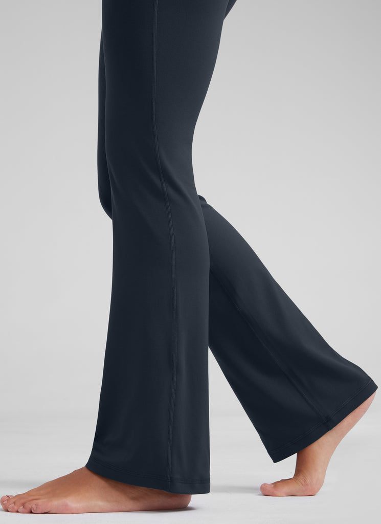 Butterluxe High Waist Flare Wide Leg Bootcut Pockets Leggings 31" True Navy