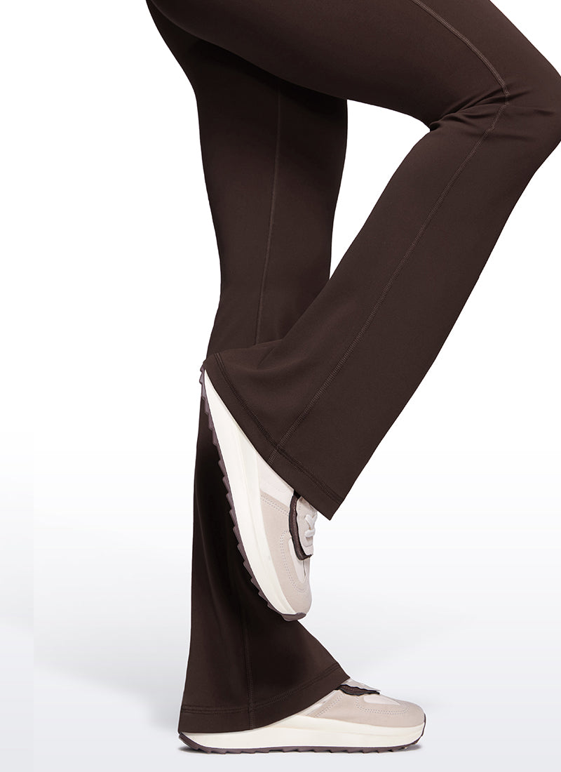 Butterluxe High Waist Flare Wide Leg Bootcut Pockets Leggings 33