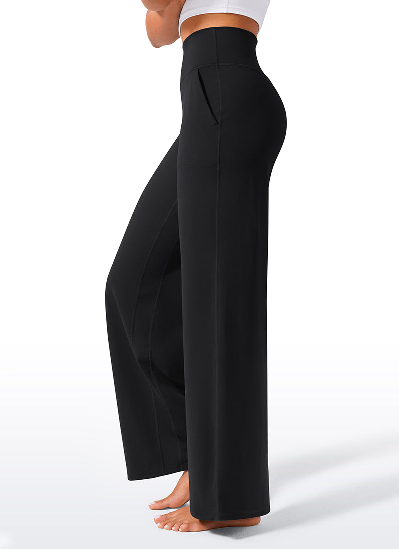 Butterlift® High Waisted Wide Leg Pants with Pockets 33