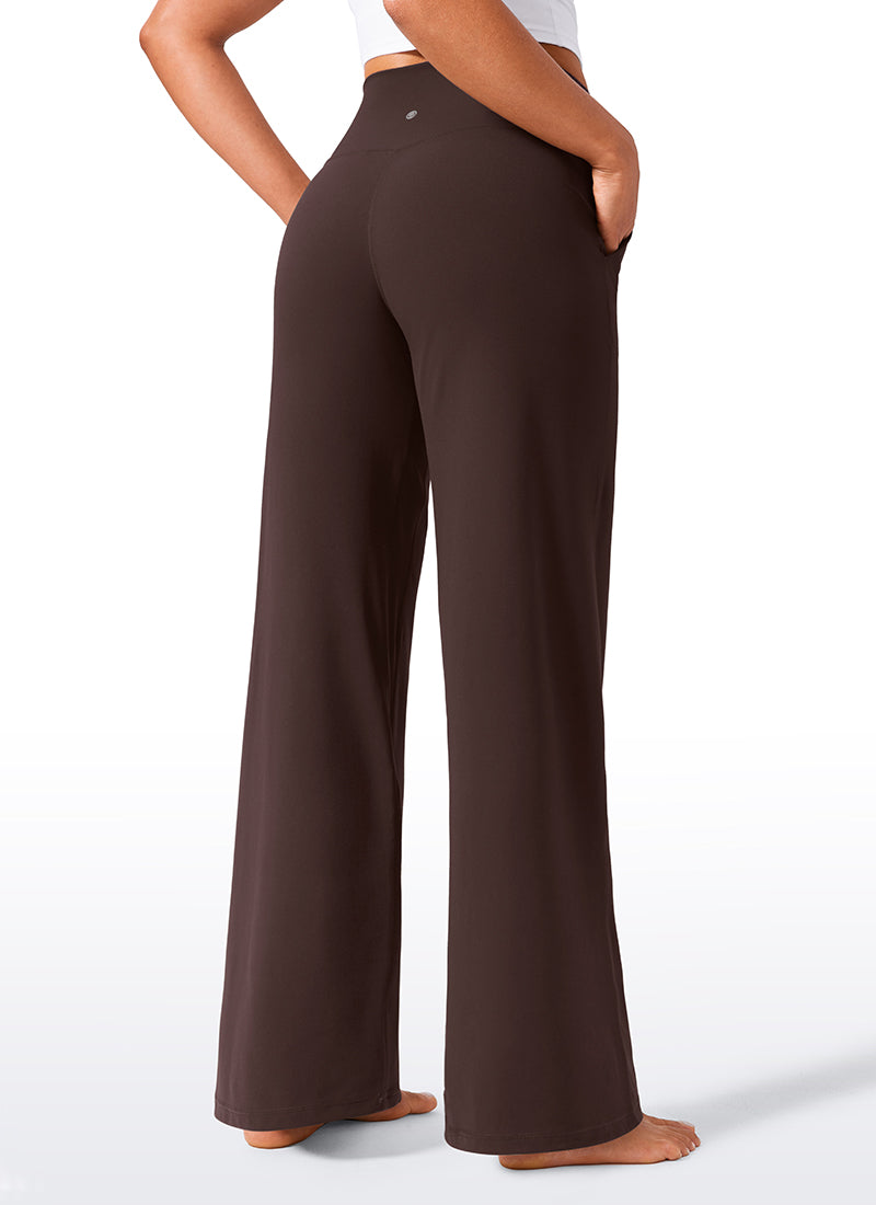 Butterlift® High Waisted Wide Leg Pants with Pockets 33