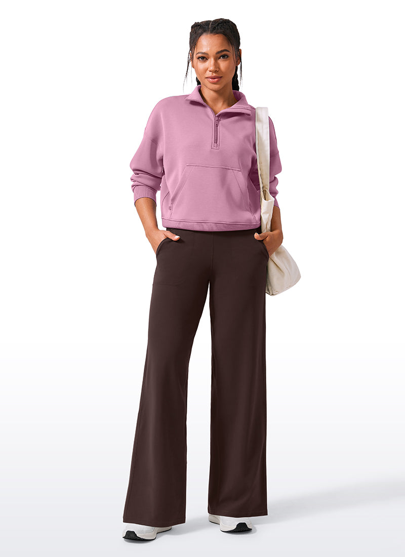 Butterlift® High Waisted Wide Leg Pants with Pockets 33