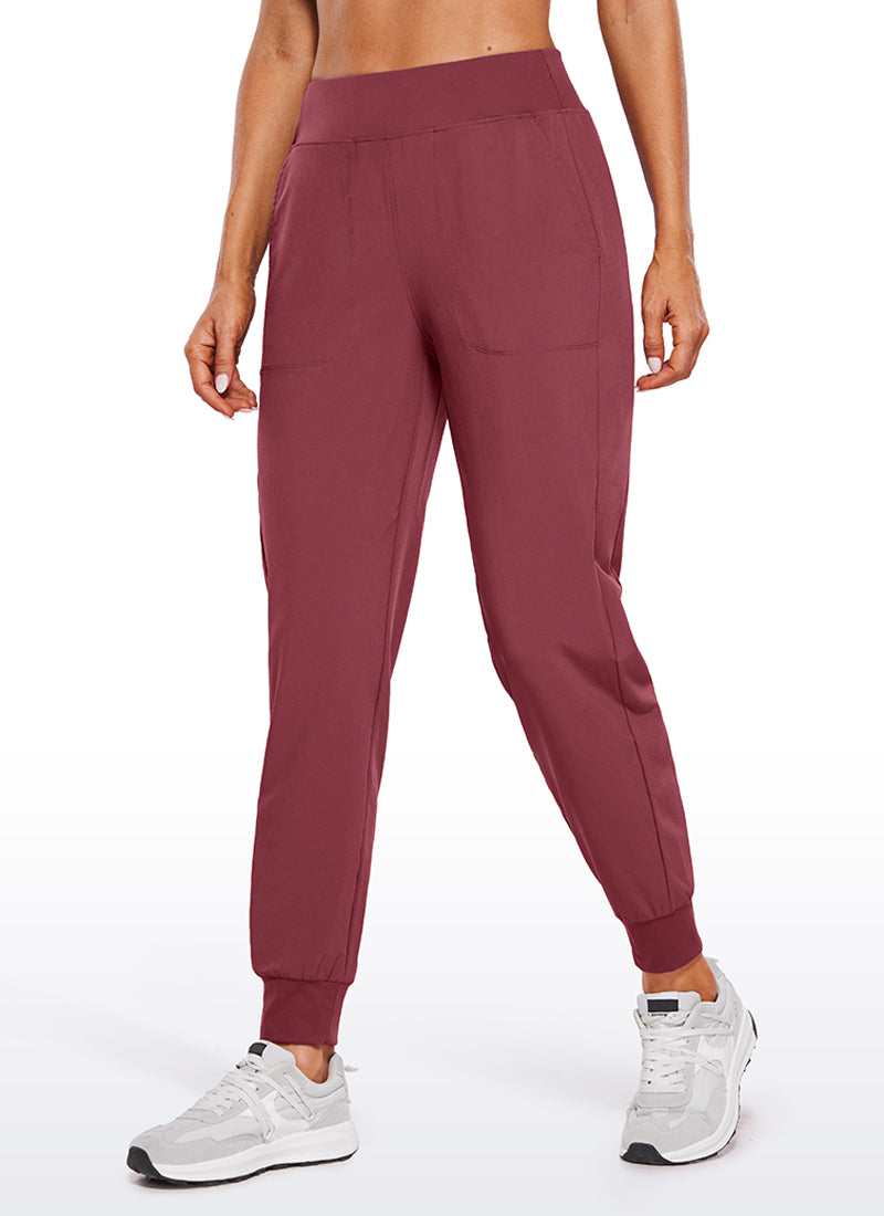 Feathery Fit High Rise Joggers with Pockets 27.5''