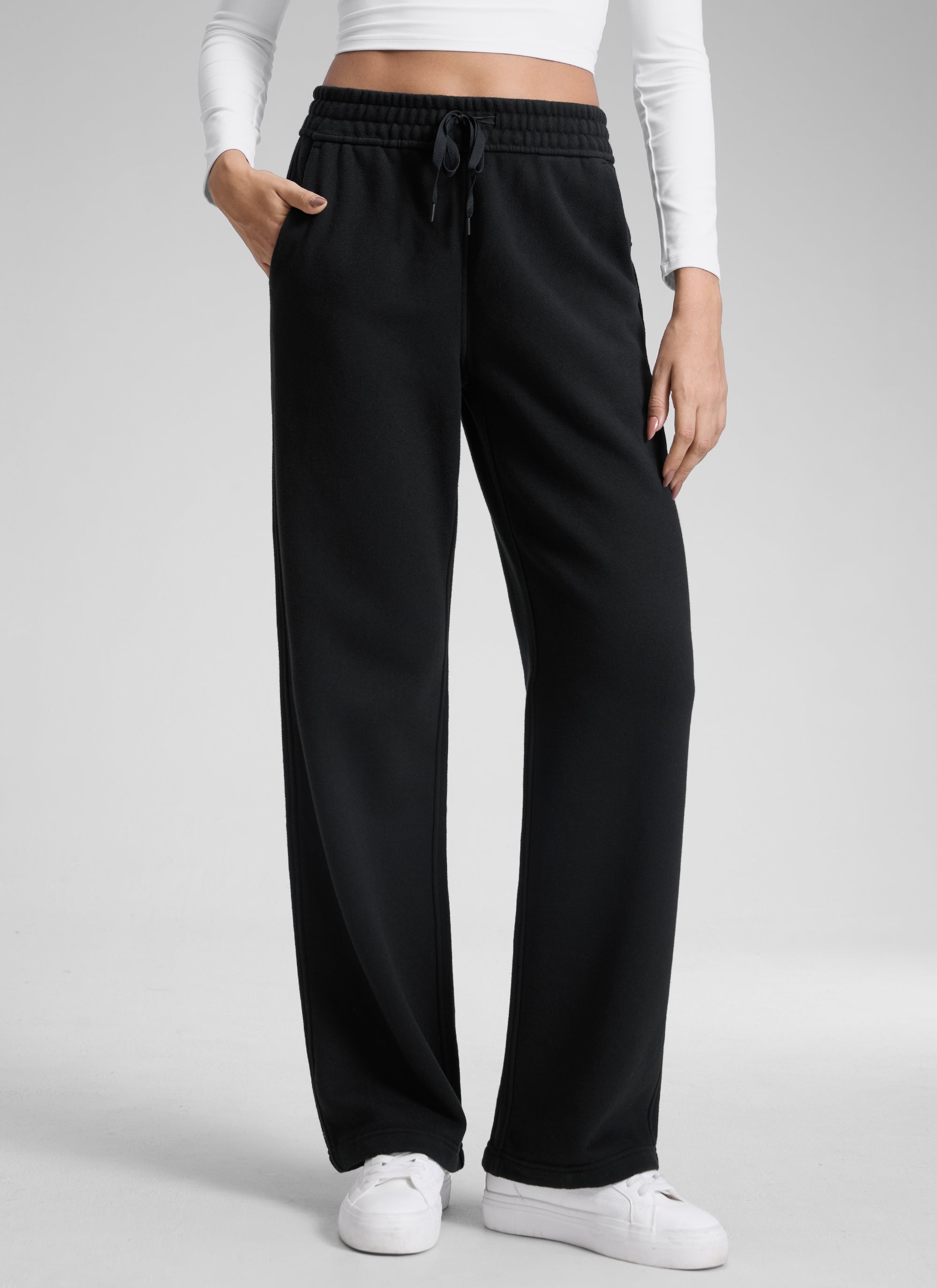 Fleece Straight Leg Lined Sweatpant 30''