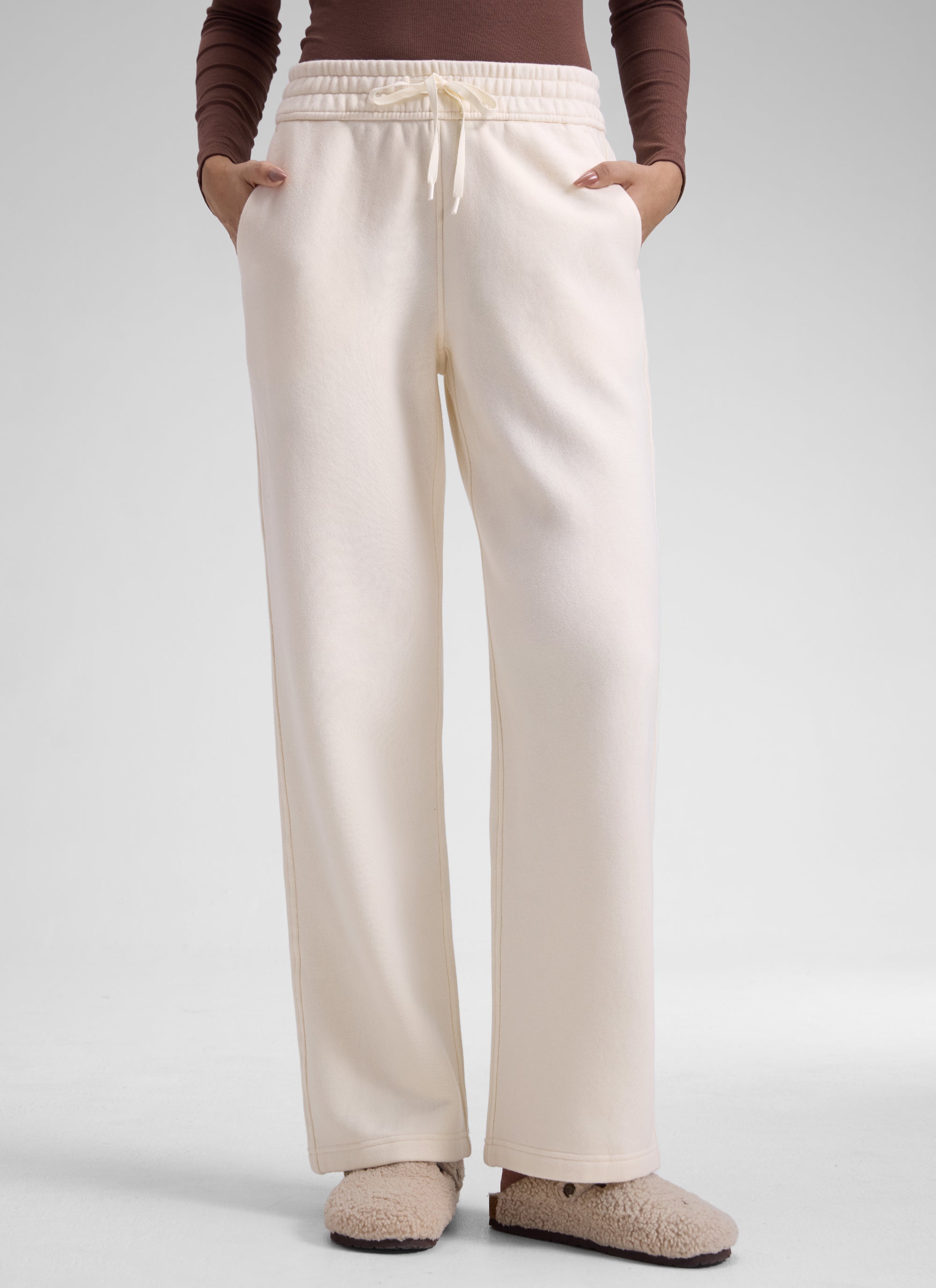 Fleece Straight Leg Lined Sweatpant 30''