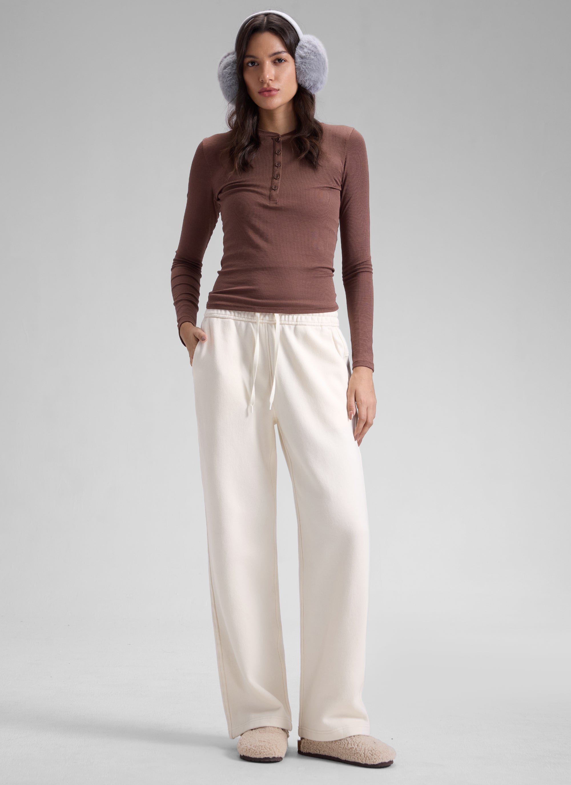 Fleece Straight Leg Lined Sweatpant 30''