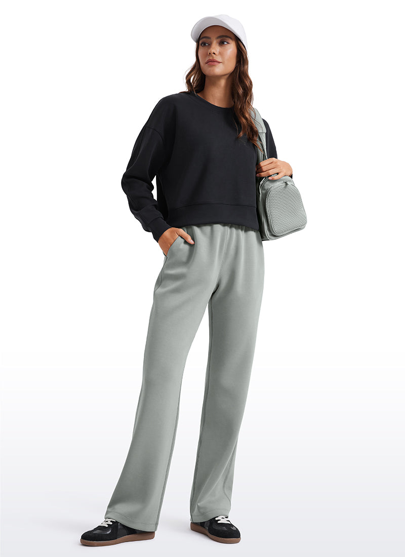 SoftAura High Waist Wide Leg Sweatpants 31''