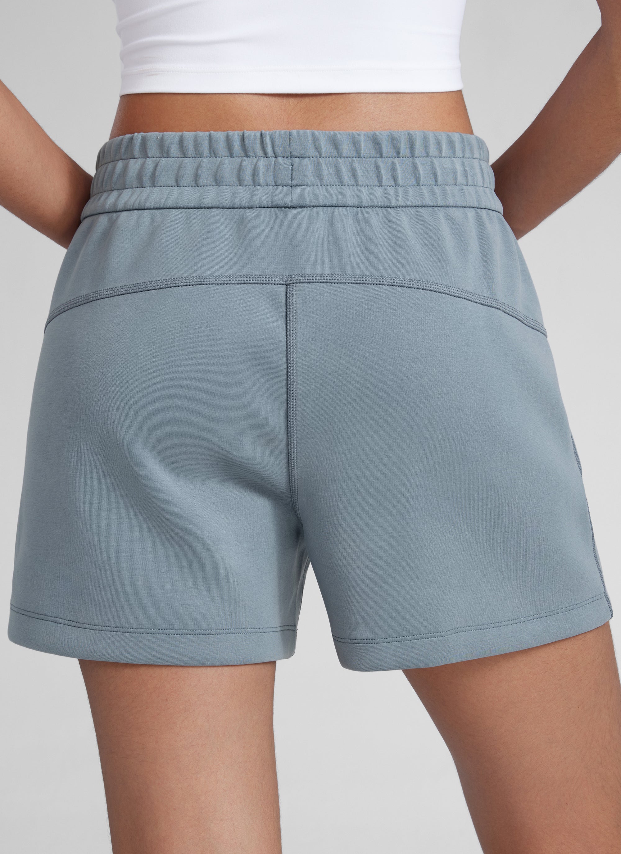 SoftAura Sweat Shorts 4” with Pockets Drawstring