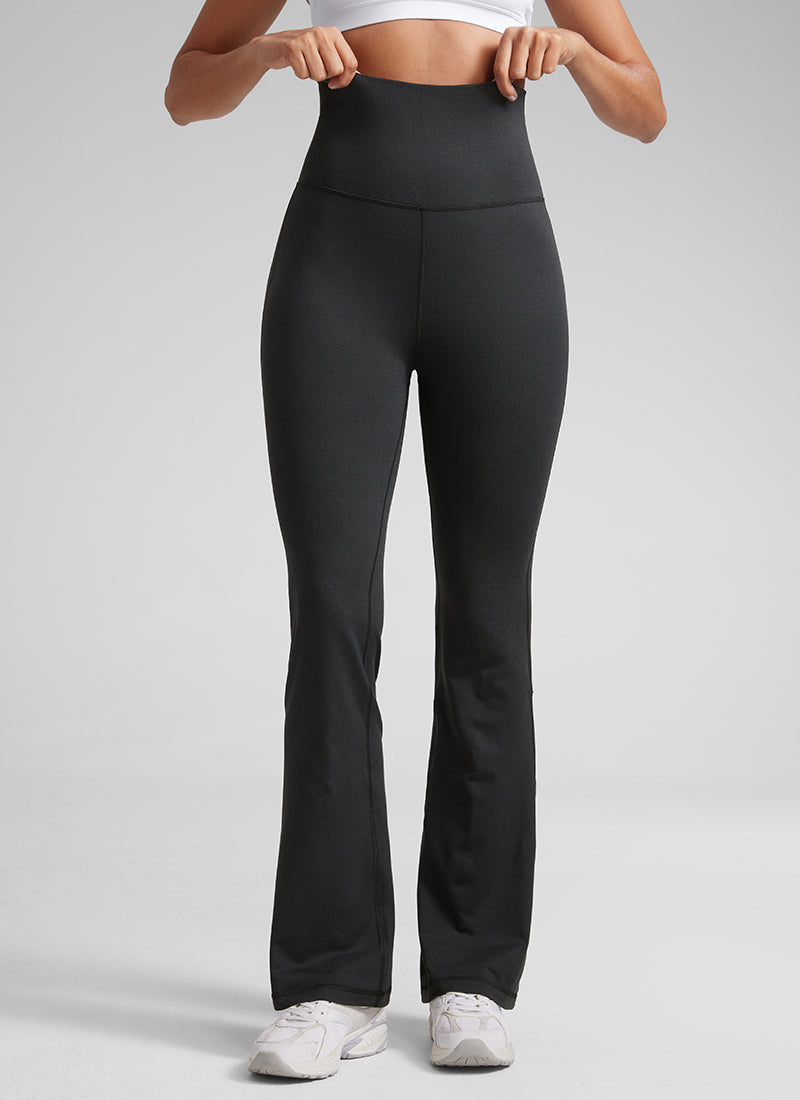 CRZ YOGA Womens Cloud Jersey Foldover Waist Bootcut Flare Pants 31