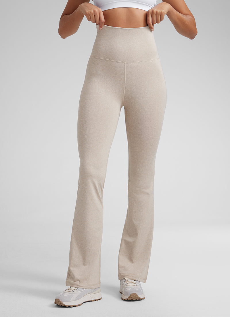 CRZ YOGA Womens Cloud Jersey Foldover Waist Bootcut Flare Pants 31