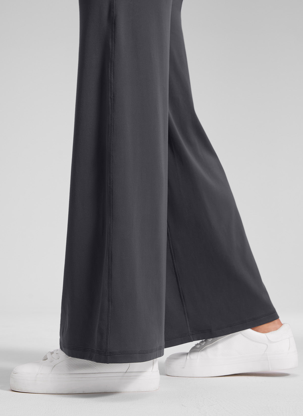 CRZ YOGA Women's Softretch Workout No Front Seam Wide Leg Pant 32