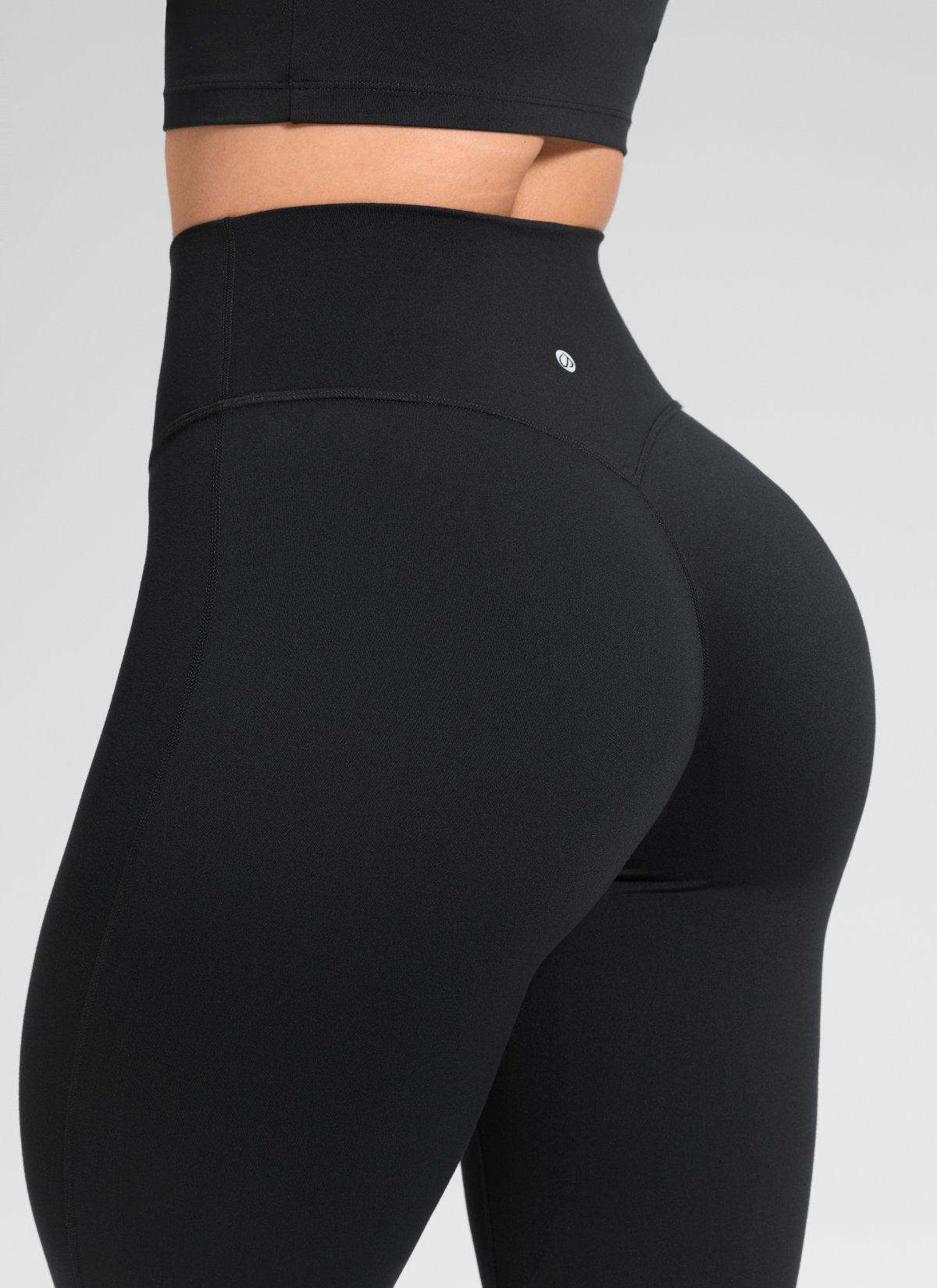 CRZ YOGA Women's Softretch High Rise No Front Seam Flare Legging 31