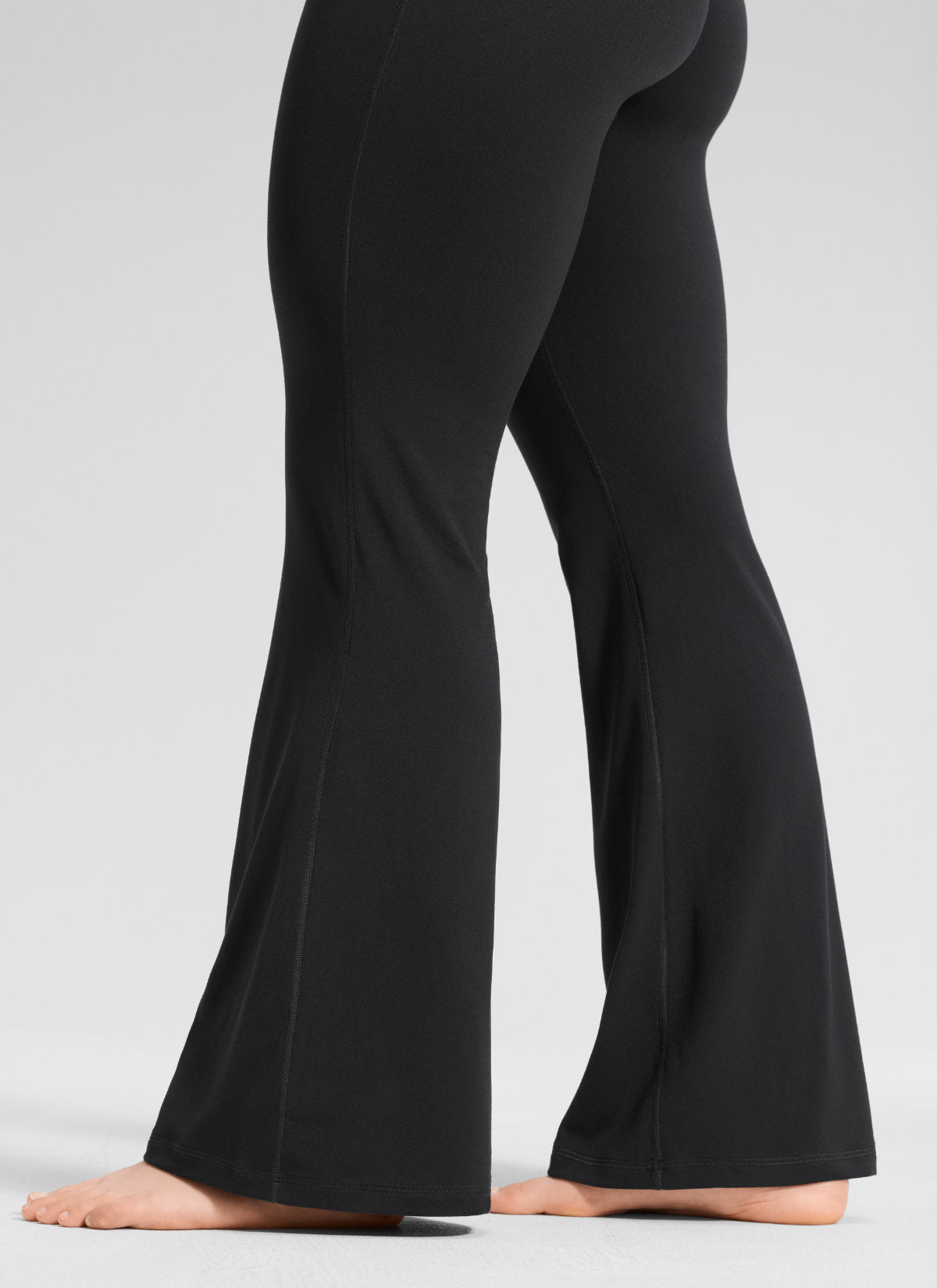 CRZ YOGA Women's Softretch High Rise No Front Seam Flare Legging 31