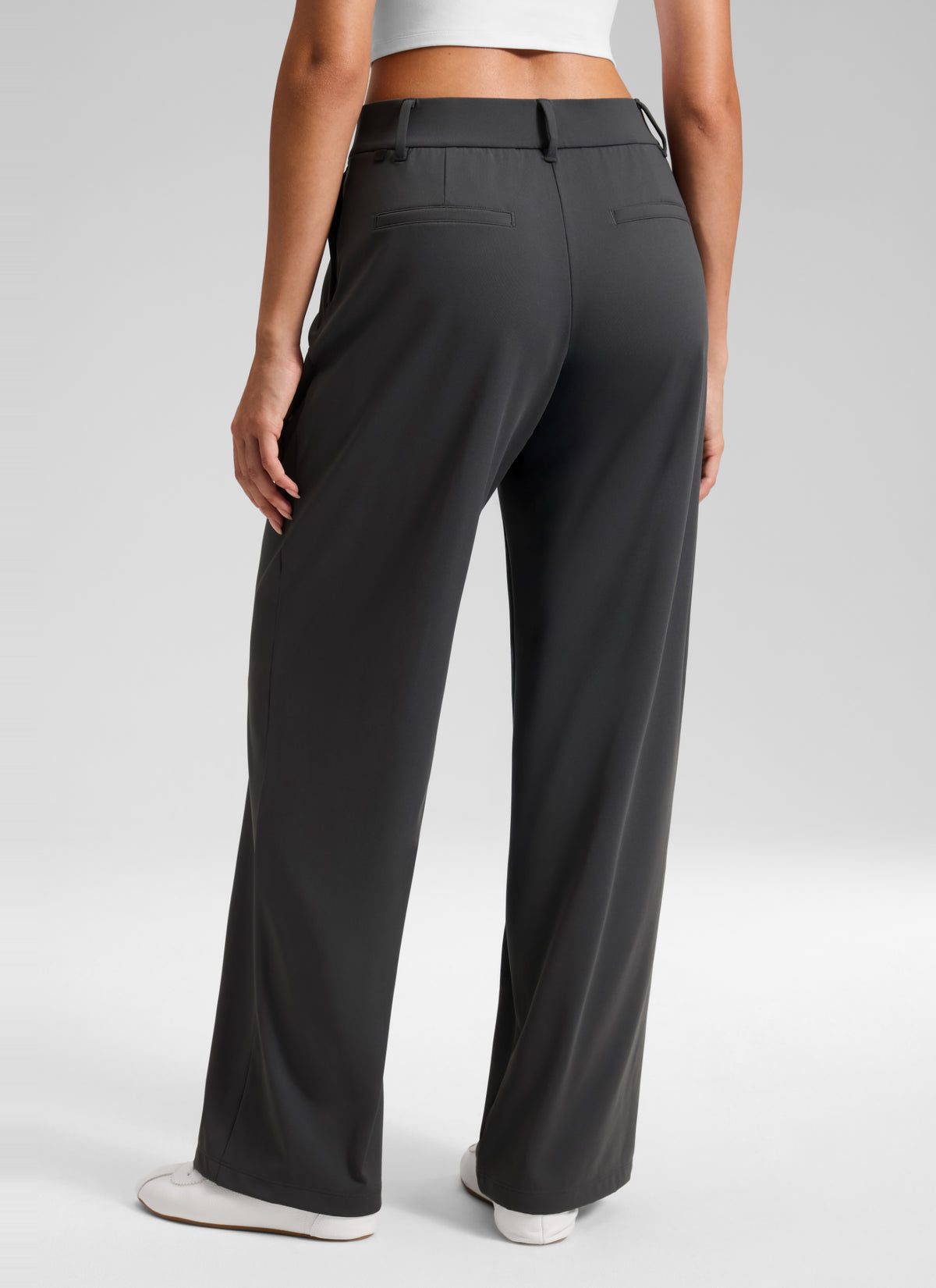 CRZ YOGA Women's Walk the City Casual Pocket Straight Leg Pant 30