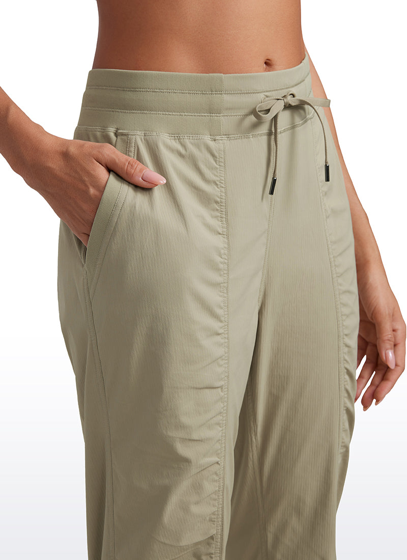 Striped Ruched Pocket Jogger 28''