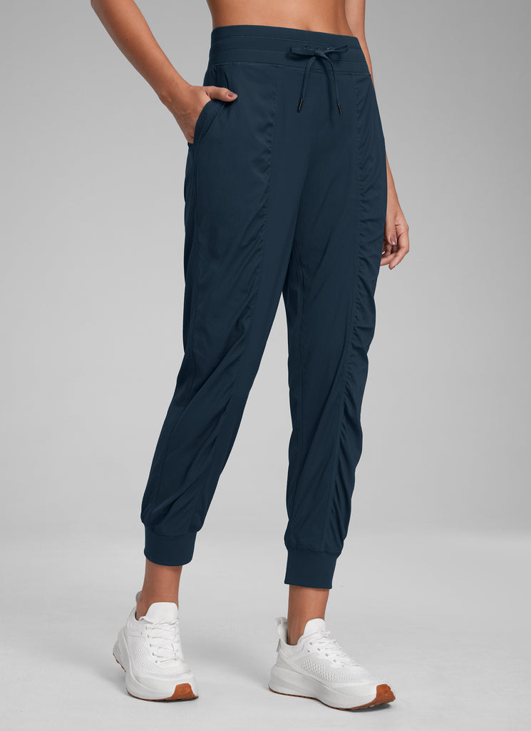 CRZ YOGA Women Lightweight Workout Joggers 26" with Pockets Ink Blue