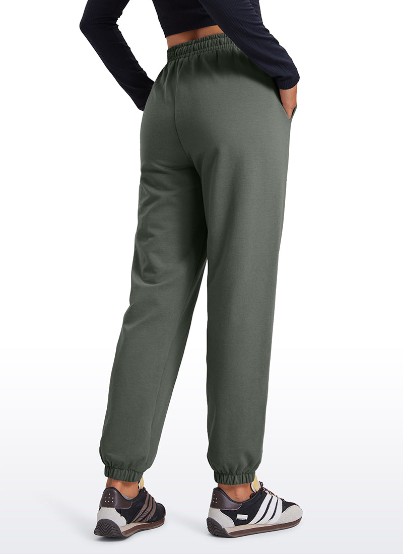 Cotton Fleece Sweatpants Pockets Joggers 28