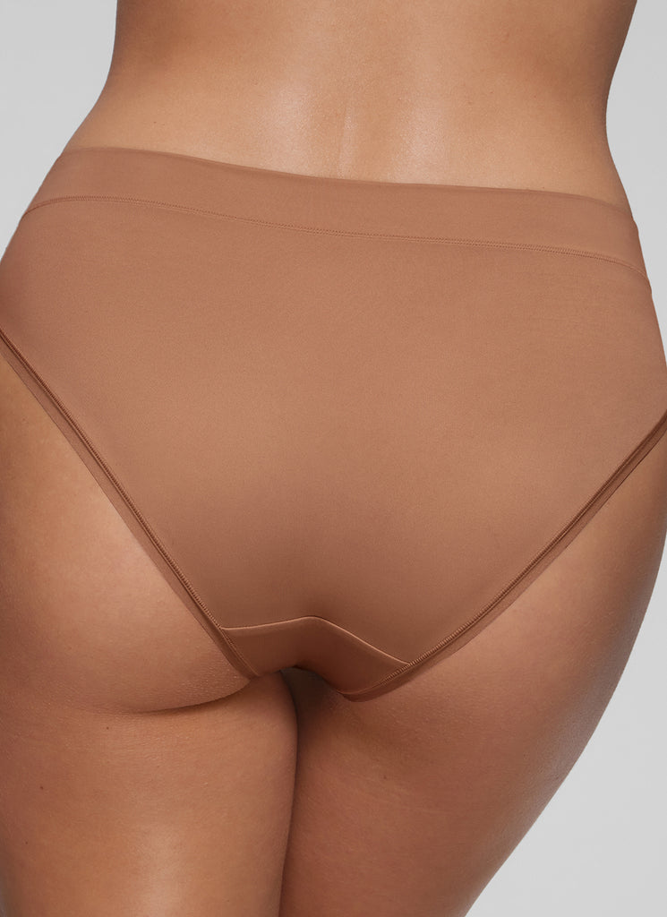 CRZ YOGA Softhold Women High Rise Breathable Bikini Underwear Pack Black 3pack