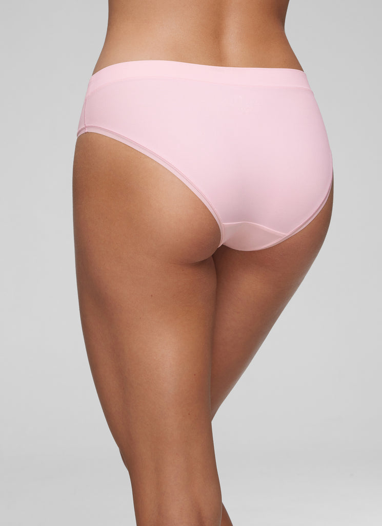 CRZ YOGA Softhold Women High Rise Breathable Bikini Underwear Pack Warm Beige 3pack