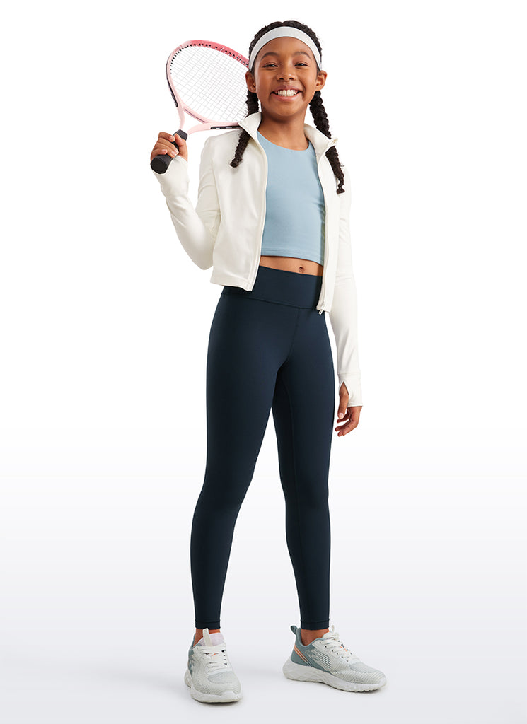 CRZ YOGA Girl's Active Sports Yoga Lounge Butterluxe Yoga Leggings Twilight Blue