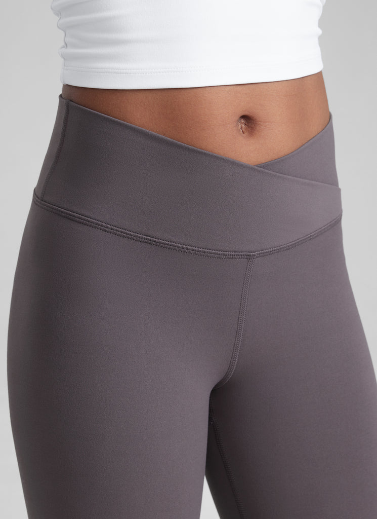 CRZ YOGA Girl's Active Sports Yoga Lounge Butterluxe Flare Leggings Black