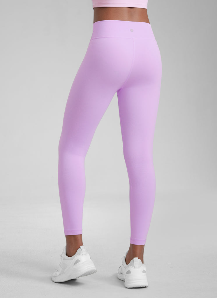 CRZ YOGA Girl's High Rise Butterluxe Sport Leggings 25'' V Cross Waist Deep Red