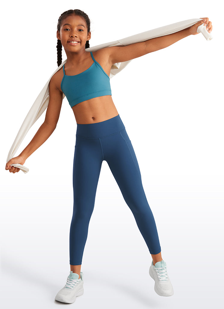 CRZ YOGA Girl's Active Sports Yoga Lounge Butterluxe Yoga Leggings Black