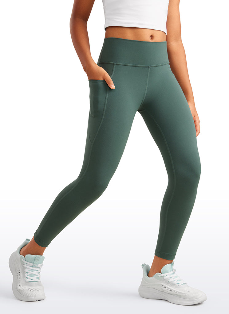 CRZ YOGA Girl's Active Sports Yoga Lounge Butterluxe Yoga Leggings Sparkle Blue