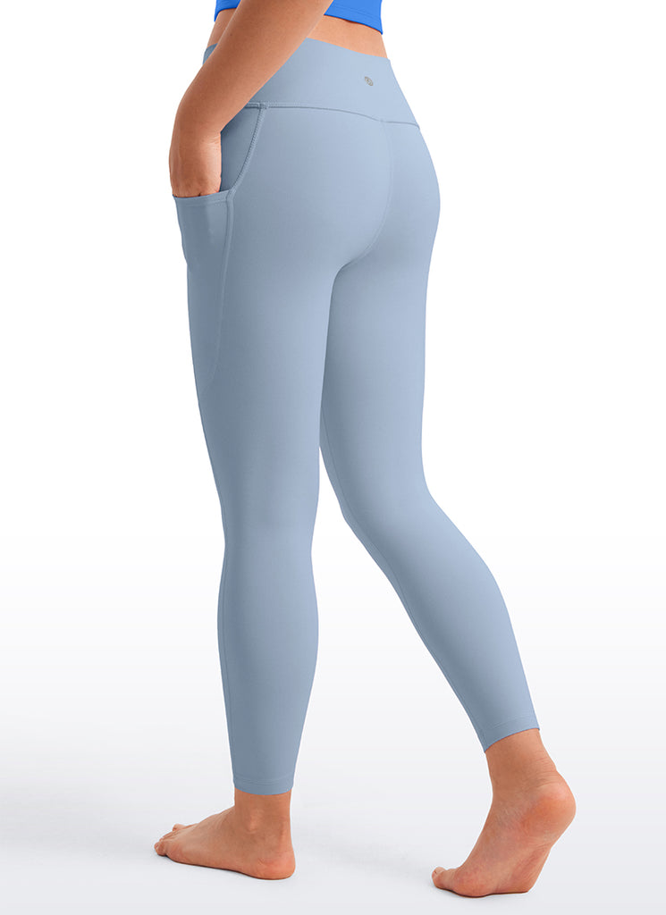 CRZ YOGA Girl's Active Sports Yoga Lounge Butterluxe Yoga Leggings Sparkle Blue