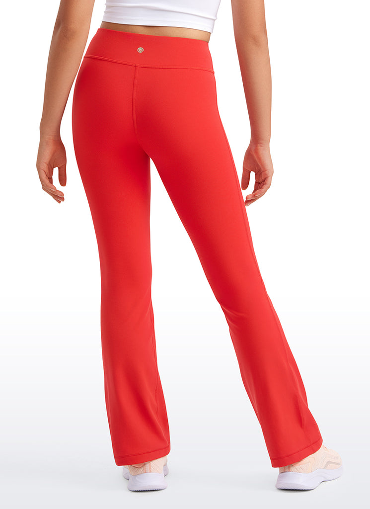 CRZ YOGA Girl's Active Sports Yoga Lounge Butterluxe Flare Leggings Wild Indigo