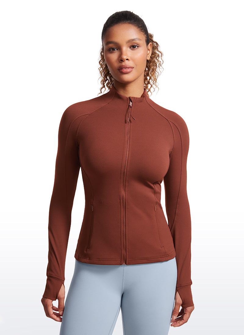 Butterluxe Full Zip Long Sleeves with Thumb Holes