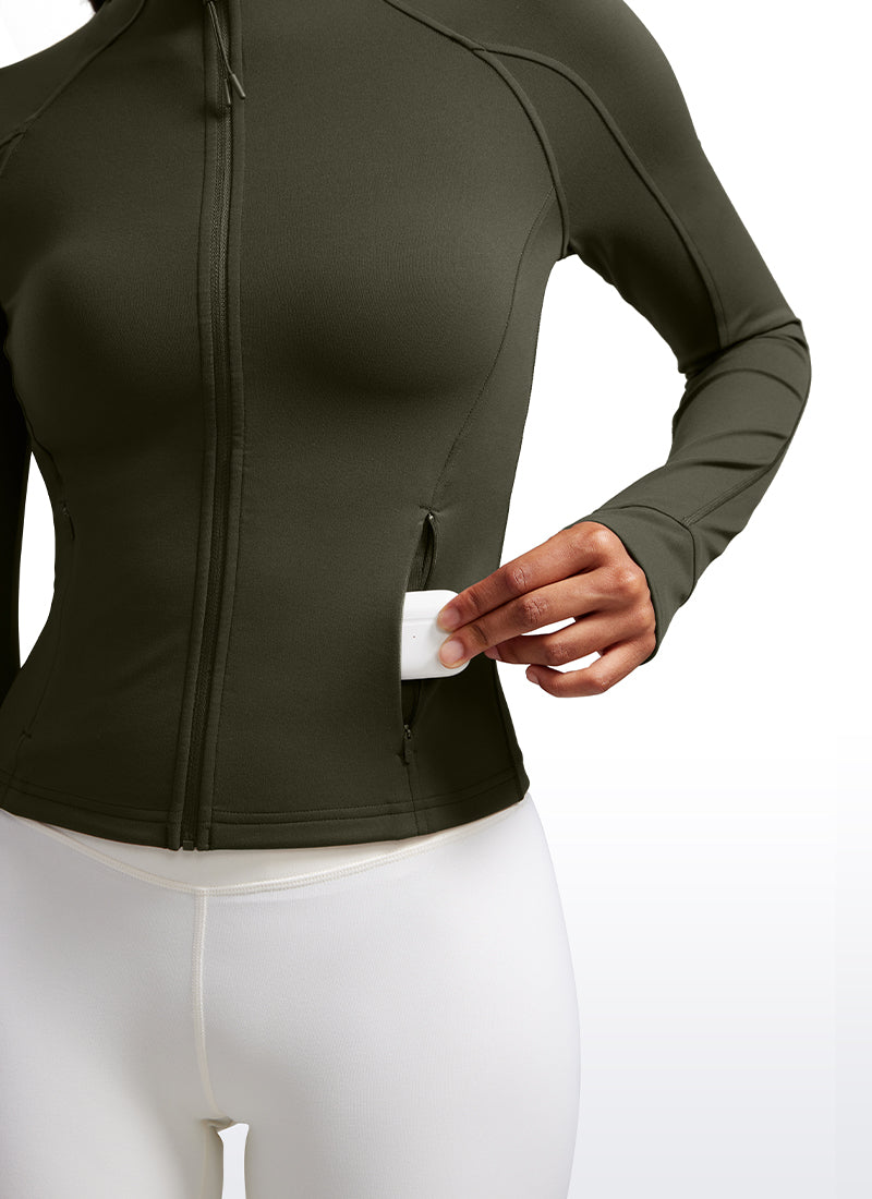 Butterluxe Waist-Length Full Zip Jackets