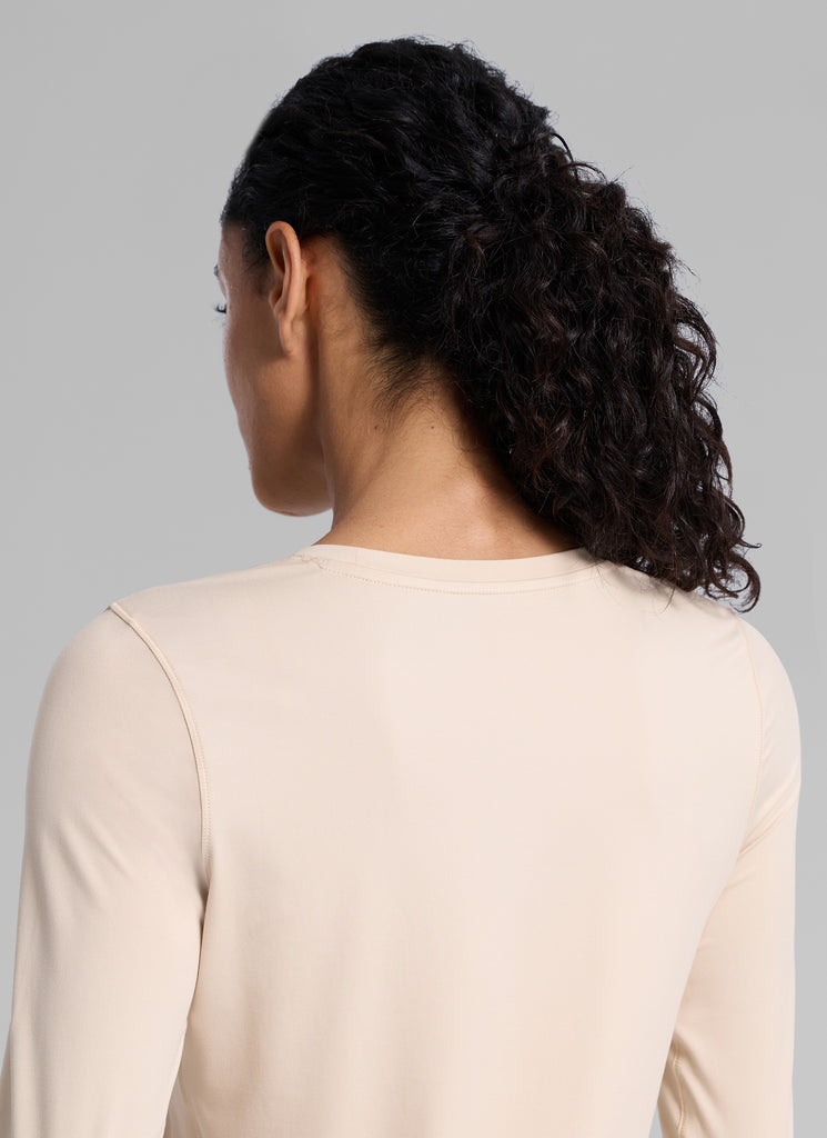 CRZ YOGA Women UPF 50+ Running Lightweight Loose Fit Long Sleeves Quick Dry Green Jade