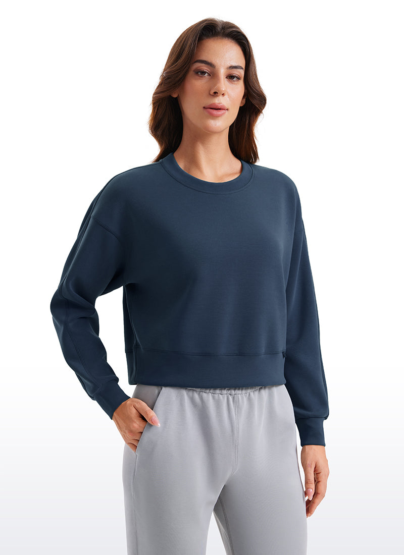 SoftAura Pullover Crewneck Sweatshirts