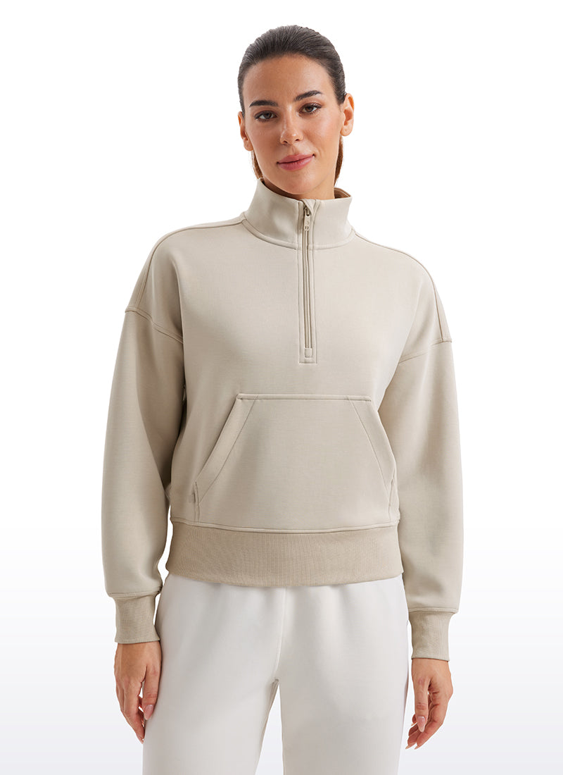 SoftAura Half Zip Pullover Sweatshirt