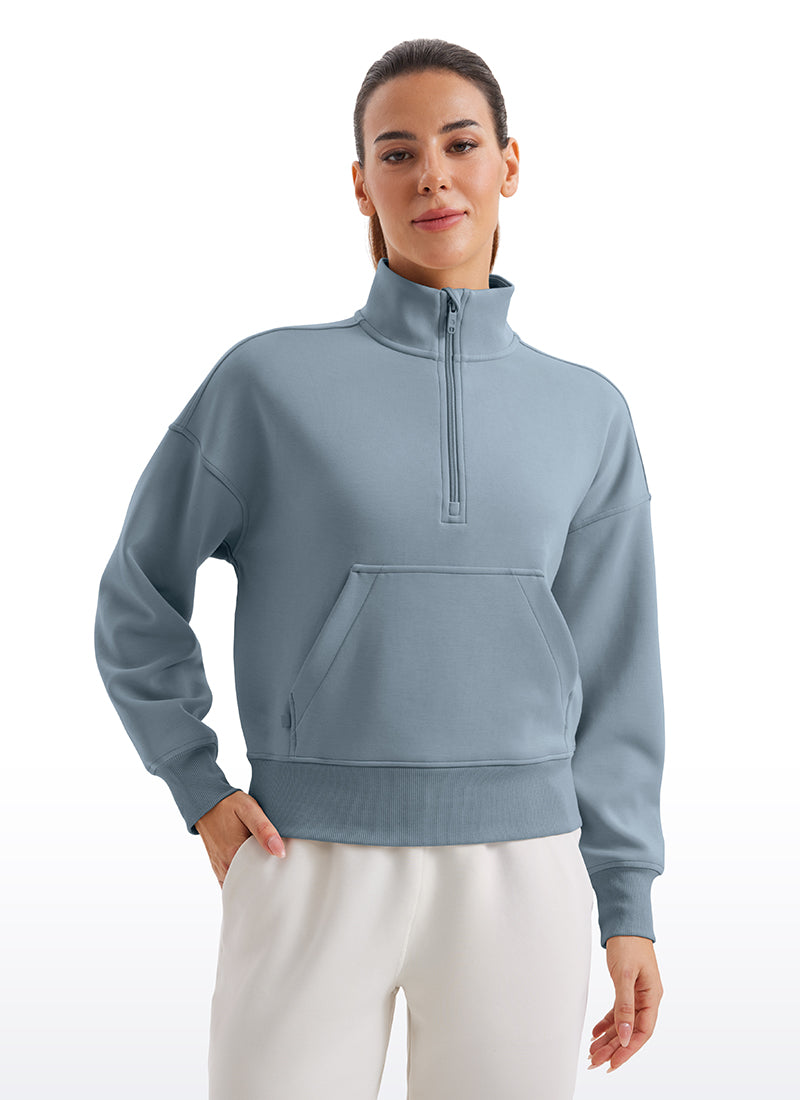 SoftAura Half Zip Pullover Sweatshirt