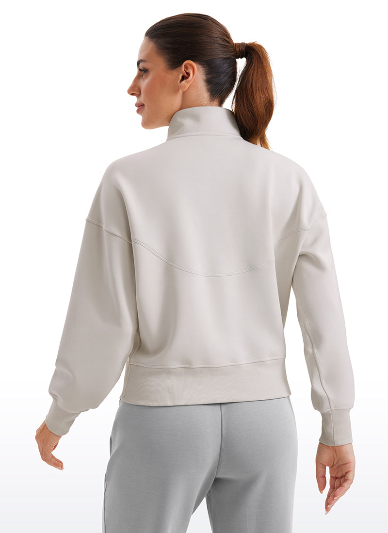 SoftAura Half Zip Pullover Sweatshirt