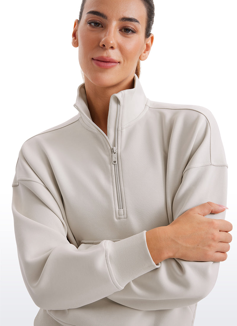 SoftAura Half Zip Pullover Sweatshirt