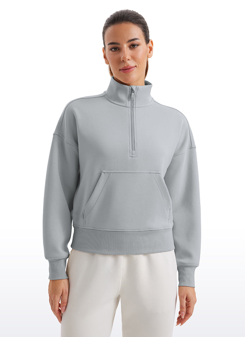 SoftAura Half Zip Pullover Sweatshirt