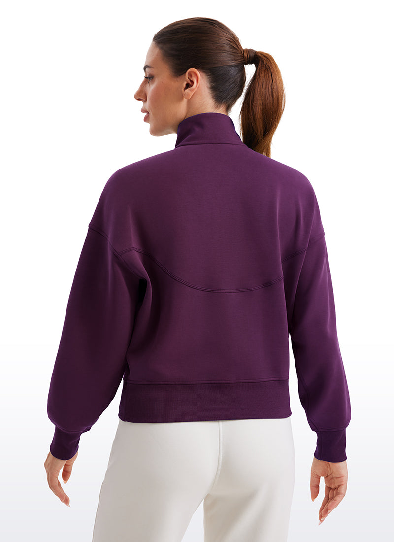 SoftAura Half Zip Pullover Sweatshirt