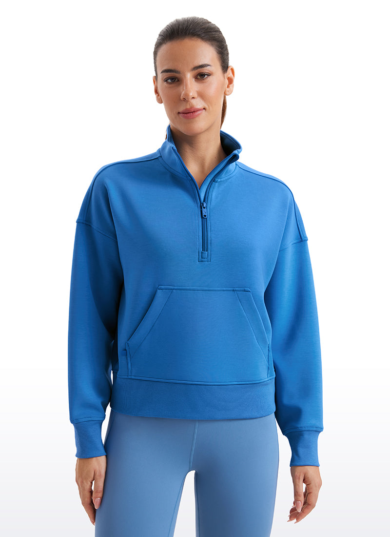 SoftAura Half Zip Pullover Sweatshirt