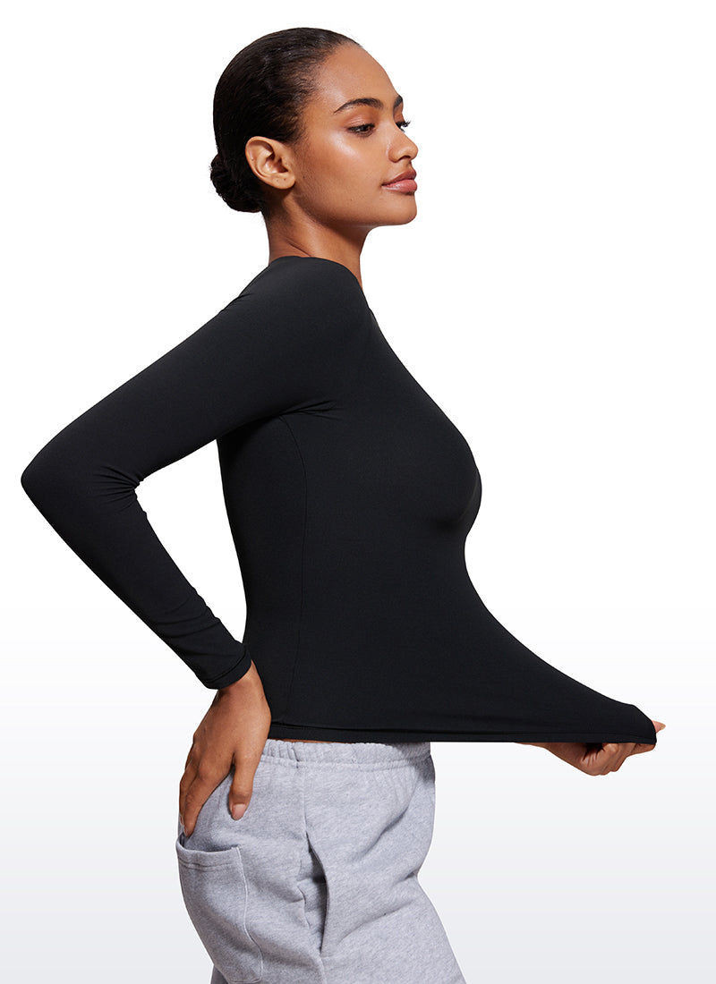 Softembrace Tight Fit Long Sleeve Shirts