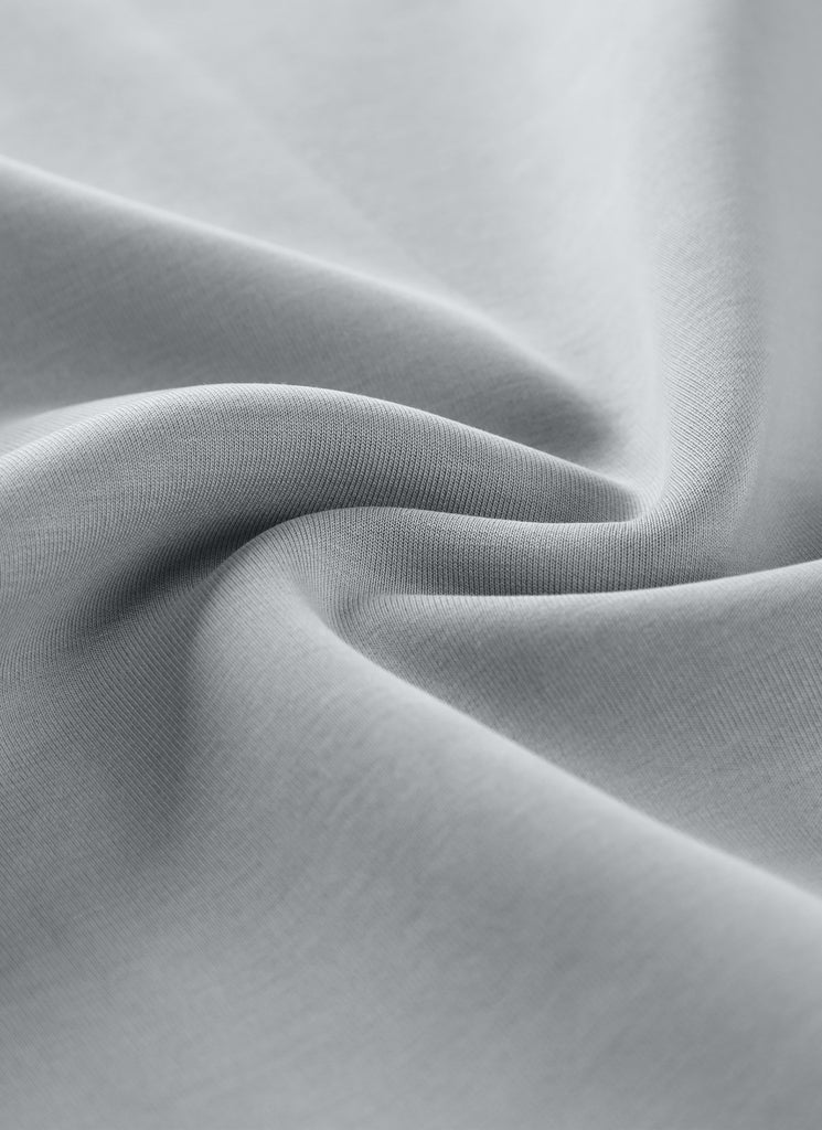 CRZ YOGA Womens SoftAura Basic Casual Sweat Shirt Crew Neck Pullover Rhino Grey