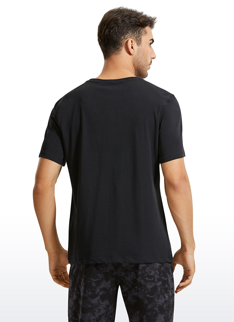 Pima Cotton Short Sleeve Round Neck