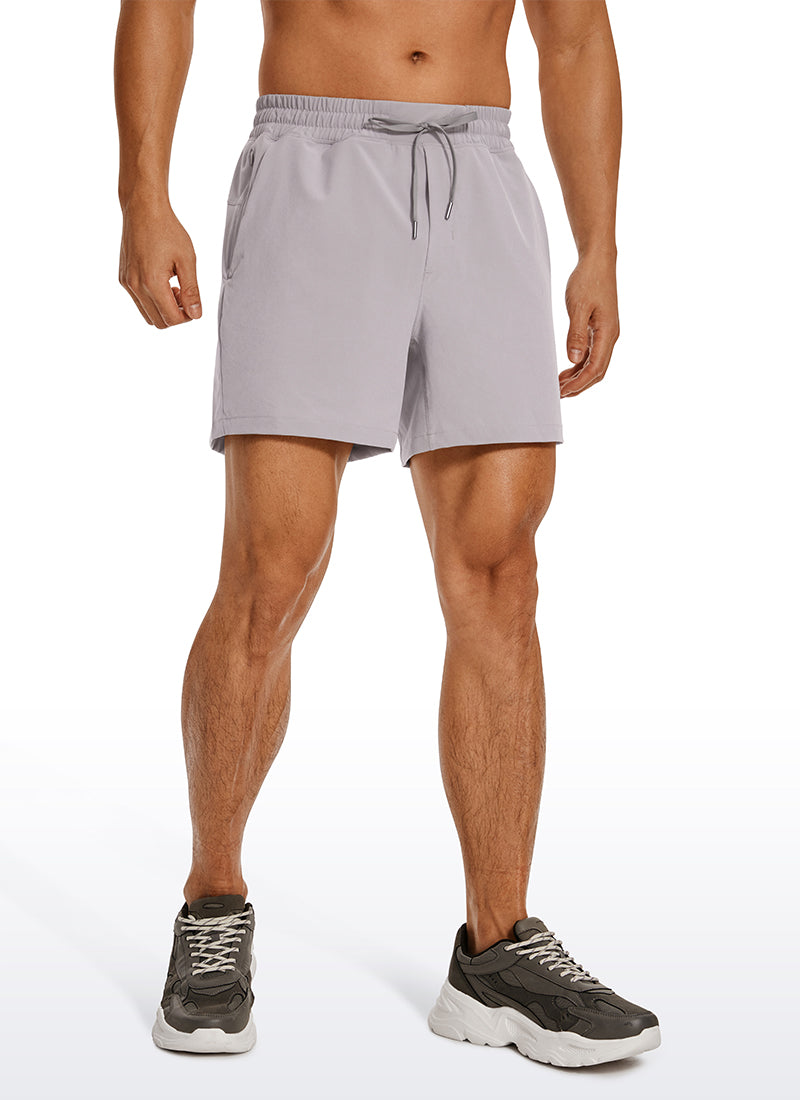Feathery-Fit Workout Shorts 5''- Linerless